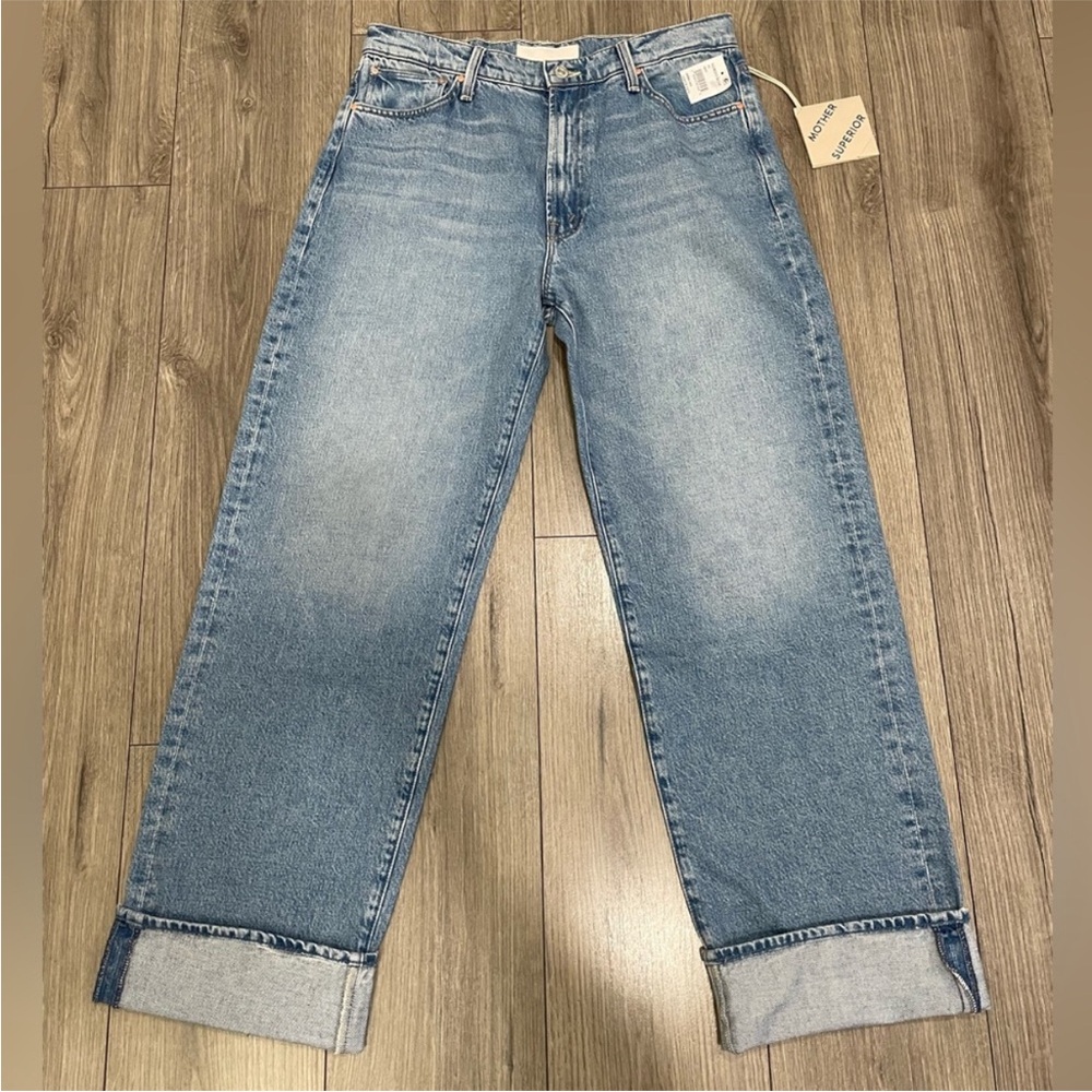 NWT Mother Jeans The Dodger Skimp Cuff in Leap of Faith Sz 32 - Picture 5 of 15